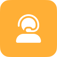Orange call back icon