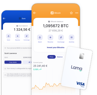 iPhone showing the Lama app